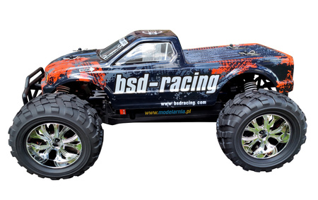 BSD Racing Viper XST Monster Truck 1:10 Żółty Samochód Zdalnie Sterowany Model RC | BS706T-Y