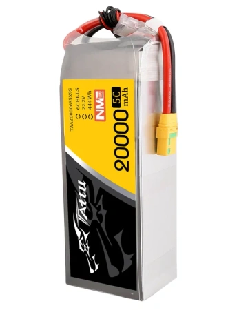 Akumulator LiPo 20000mAh 22,2V 5C 6S1P XT90-S NMC | TAA200006S5X9S TATTU