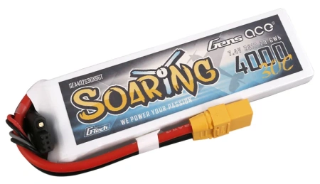 Akumulator LiPo 4000mAh 7,4V 30C 2S1P XT90 G-Tech Soaring | GEA402S30X9GT GENS ACE