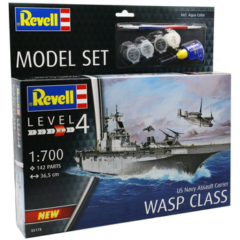 US Navy Assault Carrier Wasp Class (model set) 1:700 | 65178 REVELL