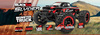 BlackZon Slyder MT Monster Truck 1/16 4WD Czerwony Samochód Zdalnie Sterowany Model RC | 540098