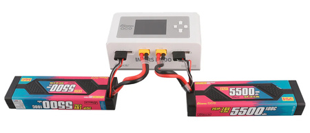 Ładowarka Procesorowa Gens Ace iMars D300 G-Tech Channel AC/DC 300W/700W Dwukanałowa Biała | GEA300WD300-EW