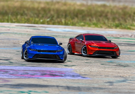 Traxxas 4-Tec Drift Ford Mustang RWD 1:10 Biały Samochód Zdalnie Sterowany Model RC | 105237-4-WHT