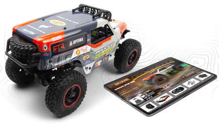Venture18 U4 Ford Bronco 4400 RTR 4WD 2,4GHz LED 1:18 Crawler Czerwony Samochód Zdalnie Sterowany Model RC | 160887 HPI RACING