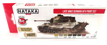 Zestaw farb akrylowych (LATE WW2 GERMAN AFV) | HTK-AS94 HATAKA