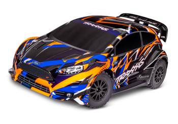 Ford Fiesta ST VXL Rally Car Brushless 1/10 (pomarańczowy) | 74276-4-ORNG TRAXXAS