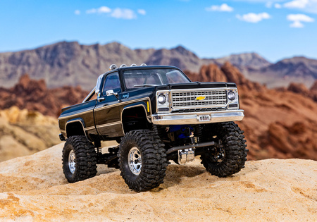 Traxxas TRX-4M Chevrolet K10 High Trail Edition 1:18 Crawler 4X4 Niebieski Samochód Zdalnie Sterowany Model RC | 97064-1-BLUE