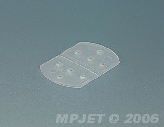 Zawias plastikowy 15x22mm (6szt.) | 2516 MP JET