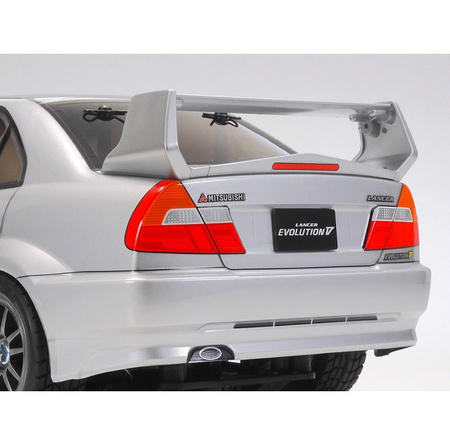 Tamiya TT-02 Mitsubishi Lancer Evolution V 1:10 KIT Samochód Zdalnie Sterowany Model RC Do Złożenia | TA-58713