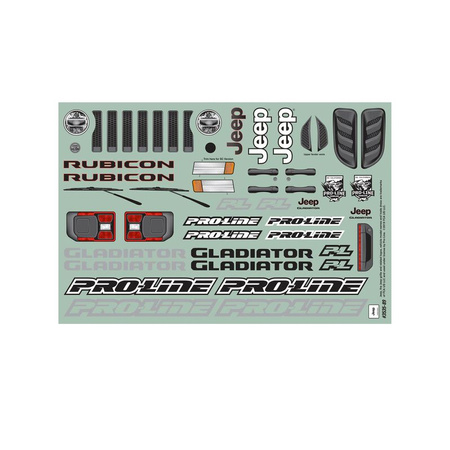 Karoseria 1:10 2020 Jeep Gladiator Clear Body (313mm) transparentna | ProLine P353500