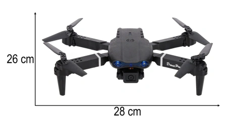 Dron RC E99 Pro Podwójna Kamera HD 720P Headless 2 Akumulatory