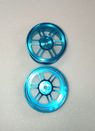 HSP 83903- felgi aluminiowe niebieskie (szerokie) 2szt - HEX 12MM