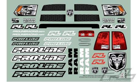 Karoseria 1:10 Dodge Ram 1500 (313mm) transparentna | ProLine P343400
