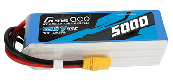Akumulator LiPo 5000mAh 25,9V 45C 7S1P XT90 | GEA50007S45X9 GENS ACE