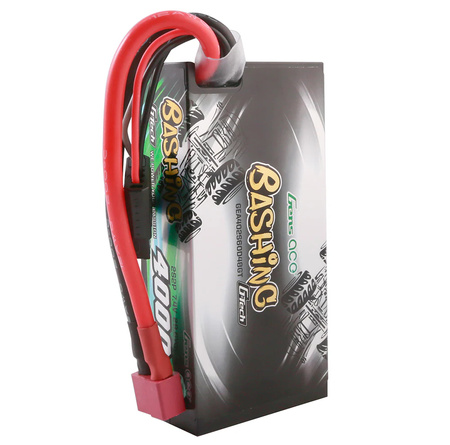 Akumulator LiPo 4000mAh 7,4V 60C 2S2P Dean-T G-Tech Bashing Hard Case | GEA402S60D48GT GENS ACE