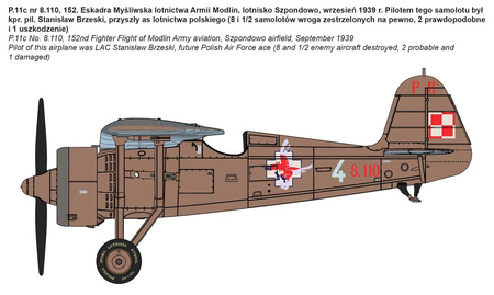 PZL P.11c Polish Fighter 1:72 | 72519 IBG