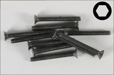 Śruby M4x35mm 10szt. (stożkowa główka, imbus) - FG 6720/35