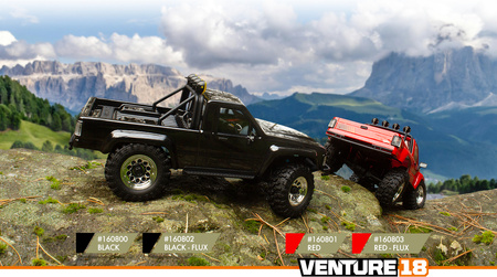 Venture18 1985 Toyota Hilux SR5 Brushed 1/18 (czarny) | 160800 HPI