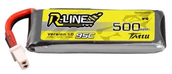 Akumulator LiPo 500mAh 3,7V 95C 1S1P BT2.0 R-Line Version 1.0 | TAA5001S95BT TATTU