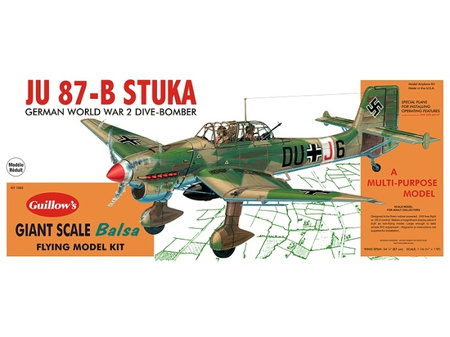 Junkers JU 87-B STUKA 870mm - 1002 Guillow