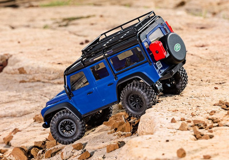 TRX-4M Land Rover Defender 1:18 Niebieski | 97054-1BLUE TRAXXAS