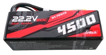 Akumulator LiPo 4500mAh 22,2V 60C 6S1P XT90 HardCase G-Tech | GEA456S60X9GT GENS ACE