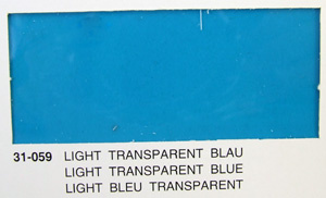 Folia pokryciowa Oralight niebieska transparentna - 31-059 Oracover