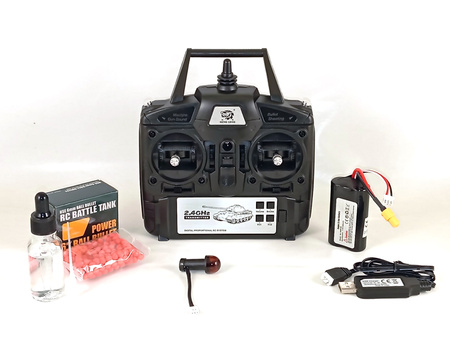 Czołg Zdalnie Sterowany British Challenger II 1/16 2,4GHz RTR V7.0 | 3908-1B HENG LONG