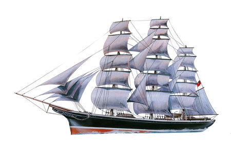 Clipper Cutty Sark 1:180 | F-60 MISTERCRAFT