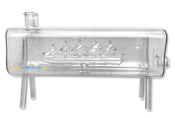 Rafandynka model statku w butelce (250x78x155mm)