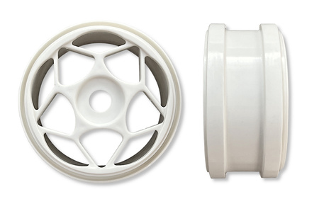 Felgi Flying Point Białe 1/8 41x87mm 2szt. | 296945