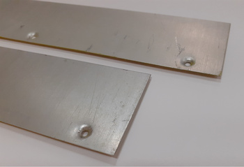 Płaskownik ALUMINIOWY TWARDY 0,5x50x800 mm