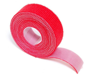 Rzep dwustronny czerwony (10x1000mm) | 18857