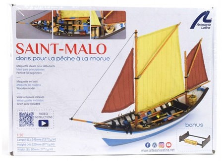Łódź rybacka Saint Malo 1:20 | 19010N ARTESANIA LATINA