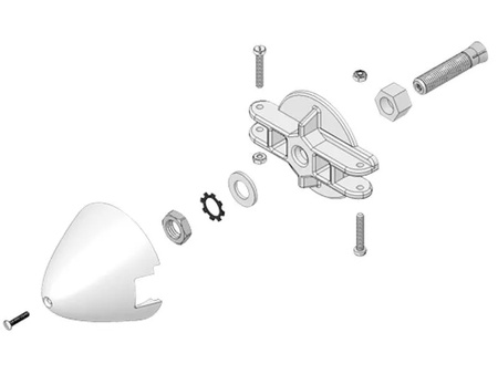 MULTIPLEX XENO Piasta Śmigła z Kołpakiem Spinner Assembly | 733504