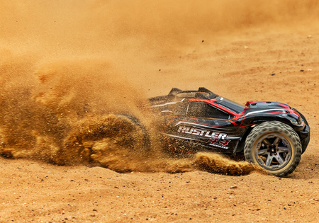 Traxxas Rustler 4X4 BL-2S 1:10 4WD Niebieski Samochód Zdalnie Sterowany Model RC | 67164-4-BLUE