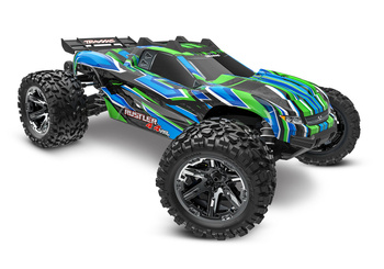 Traxxas Rustler 4X4 VXL 1:10 4WD Zielony Samochód Zdalnie Sterowany Model RC | 67376-4-GRN