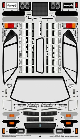 De Tomaso Pantera Body Karoseria 1/10 F200mm / R210mm / WB255mm | 17502 HPI RACING