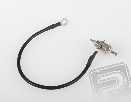 Wyprowadzenie żarzenia świecy - minus (masa)