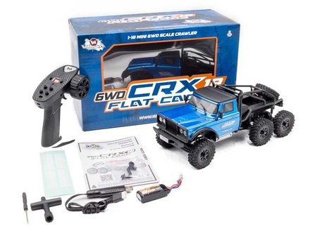 Hobbytech CRX18 RTR Truck Trial 6X6 1/18 Niebieski Samochód Zdalnie Sterowany Model RC | 1.CRX18-6WD-FC-BL