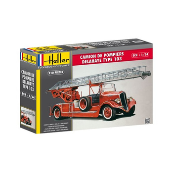 Camion de Pompiers Delahaye Type 103 1:24 | Heller 80780