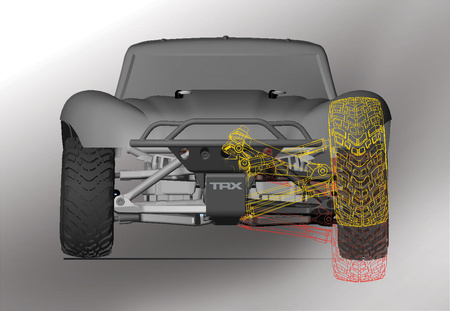 Slash 4x4 Short Course Truck 1/16 Czerwony | 70054-8-RED TRAXXAS