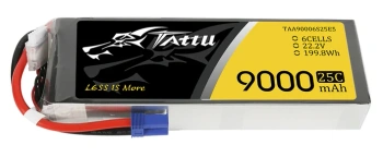 Akumulator LiPo 9000mAh 22,2V 25C 6S1P EC5 | TAA90006S25E5 TATTU