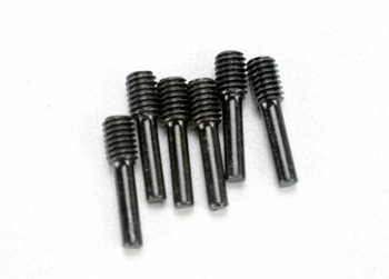Komplet trzpieni z gwintem, M4x15mm (6szt) | Traxxas 5145
