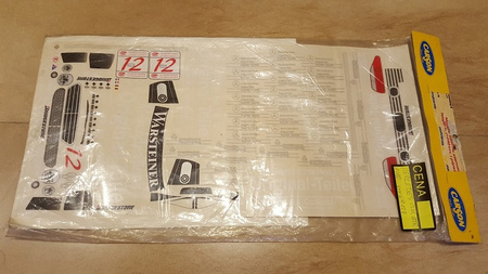 Naklejki do Mercedesa CLK GTR 1:10 - 69127 Carson