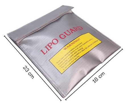 Pokrowiec Na Akumulatory Lipo Guard Safety Bag 180x230mm Bezpieczna Torba Etui | 3657