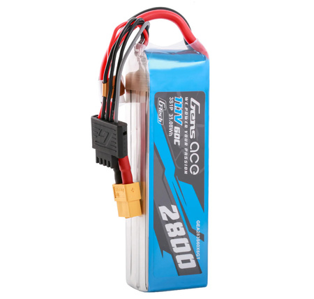Akumulator LiPo 2800mAh 11,1V 60C 3S1P XT60 G-Tech | GEA283S60X6GT GENS ACE