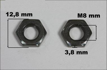 Nakrętki M8 - prawe (2szt.) | 4472/03 FG