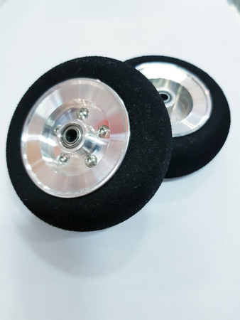 Koło piankowe (Aluminiowe, łożyskowane, Slim) 80mm