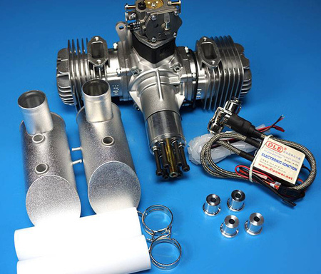 Silnik Spalinowy Benzynowy Dwucylindrowy DLE120 120ccm | SP0335 DLE